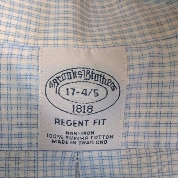 Brooks Brothers Blue Casual Button Down Shirt Relaxed Fit - Picture 2 of 7